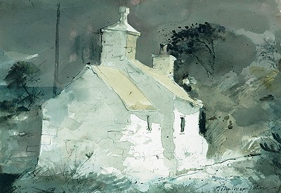 'Back of Watch Cottage' by John Knapp-Fisher
