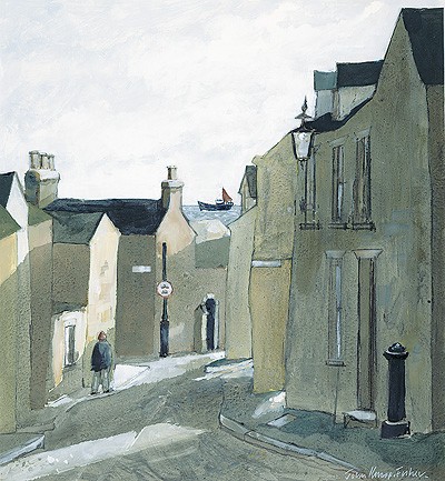 'Cresswell Street' by John Knapp-Fisher signed