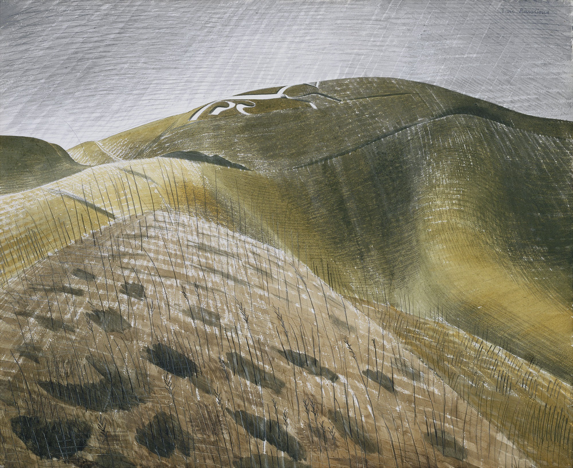 'Vale of the White Horse' by Eric Ravilious