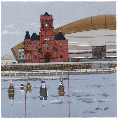 'Pierhead Building, Cardiff Bay' by David Day