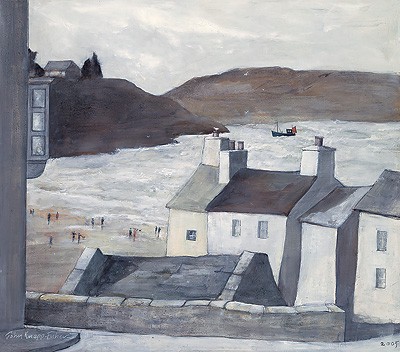 'Tenby with North Beach' by John Knapp-Fisher