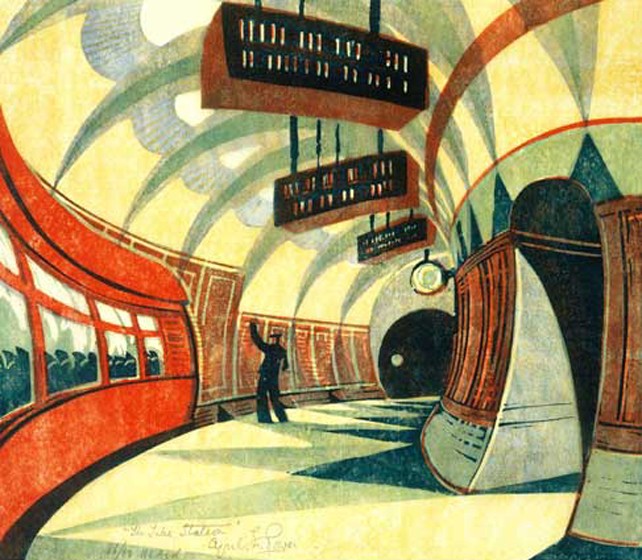 'The Tube Station' by Cyril Power