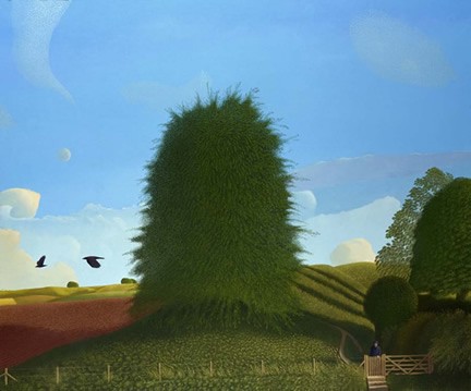 'Bonjour Mr Stockham' by David Inshaw Sold Out