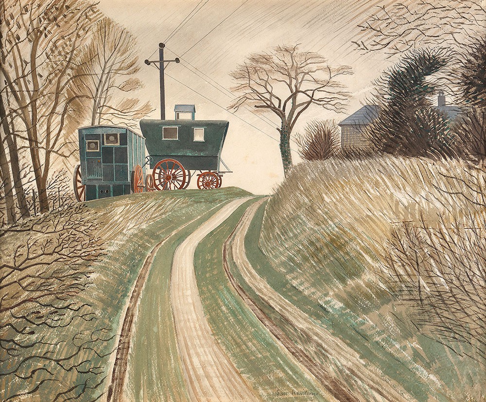 'Caravans' by Eric Ravilious