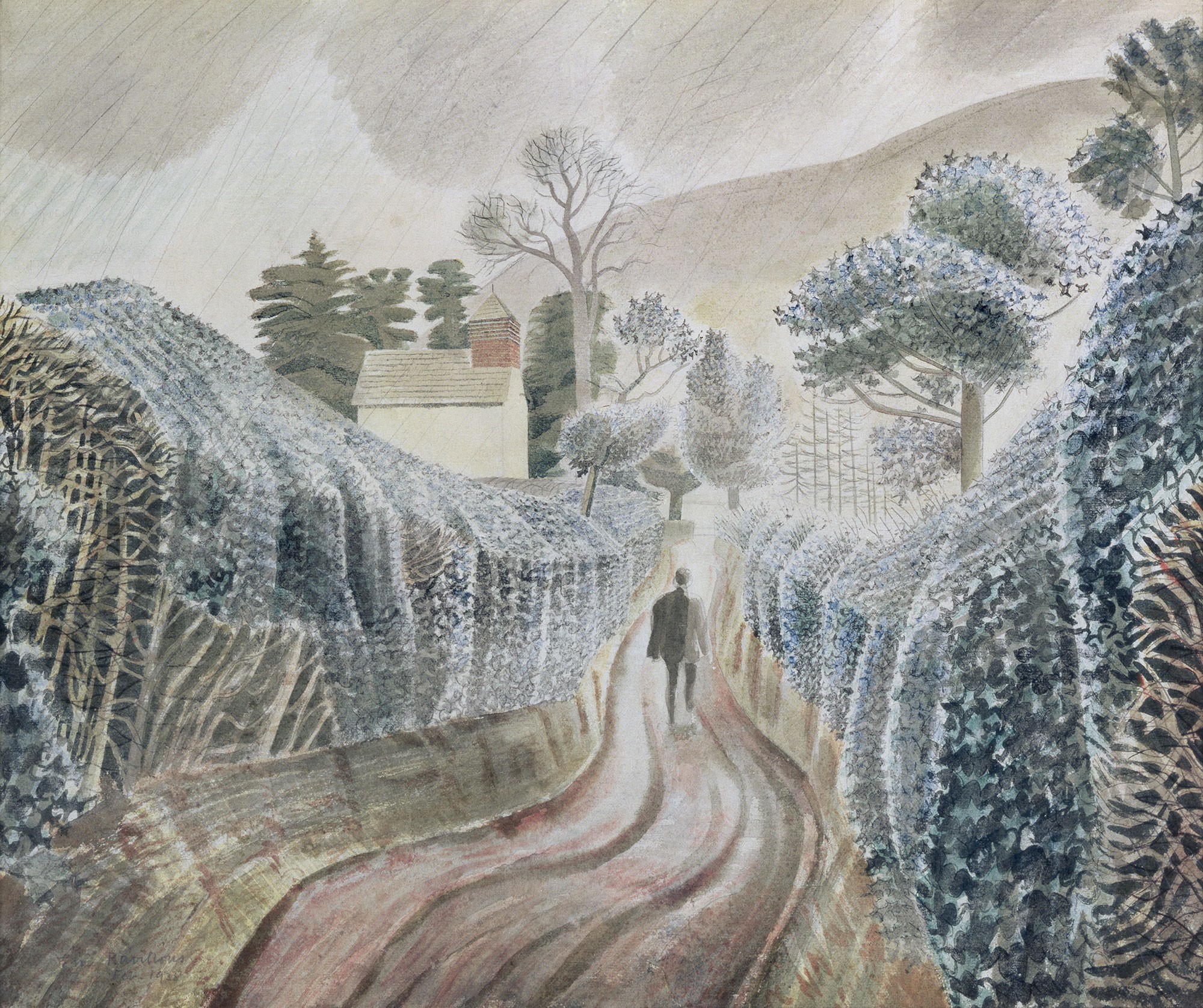 'Wet Afternoon' by Eric Ravilious