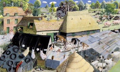 'Farm Girls' Bath' by Richard Adams