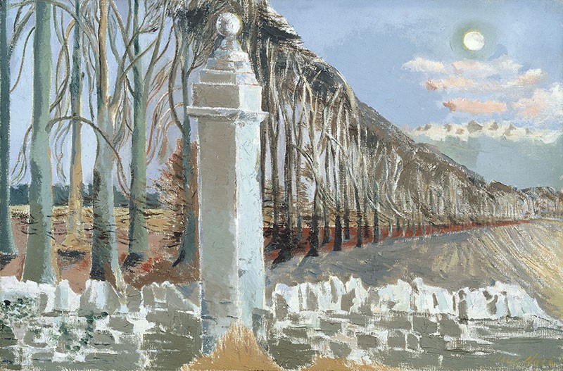 'Pillar and Moon' by Paul Nash