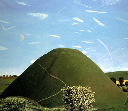 'Silbury Hill in May' by David Inshaw Sold Out