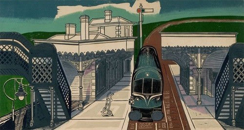 'Braintree Station' by Edward Bawden