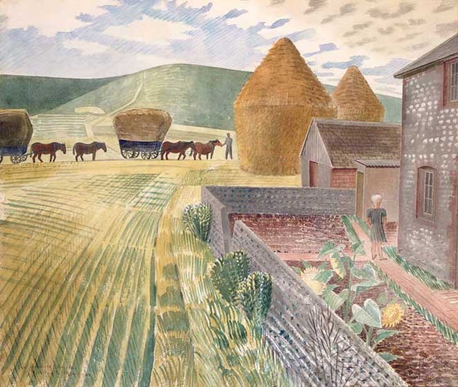 'Furlongs' by Eric Ravilious