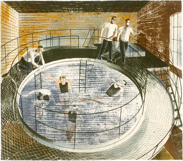 'Testing Davis Apparatus (1941)' by Eric Ravilious