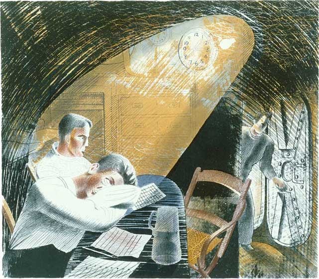 'Ward Room (1941)' by Eric Ravilious