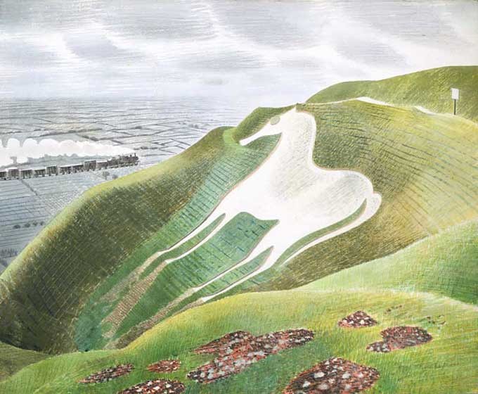 'Westbury Horse' by Eric Ravilious