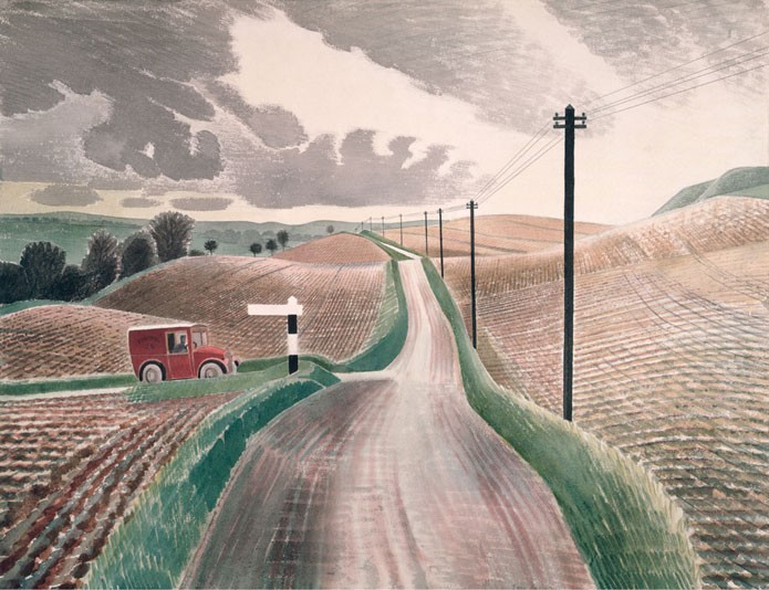 'Wiltshire Landscape' by Eric Ravilious